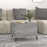  Klubska mizica siva sonoma 60x44,5x45 cm inženirski les, (20712279) | Shoptok.si