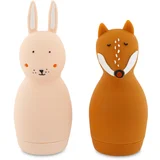 Trixie Otroška brizgalna kopalna igrača 2 kosa Mrs. Rabbit, Mr. Fox