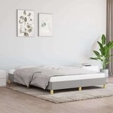  Za krevet svjetlosivi 140 x 190 cm od tkanine Cijene