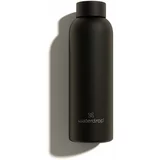 waterdrop Steel steklenica za vodo iz nerjavnega jekla barva Black Matt 600 ml