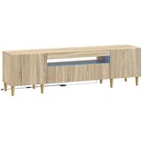 vidaXL LED TV kabinet ARNHEM 153 x 35 x 43 cm Hrast sonoma - Hrast sonoma | shoptok.hr