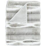 Catherine Lansfield Svijetlo siva deka od umjetnog krzna 130x170 cm Flint – Cijene