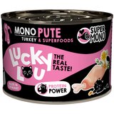  Ekonomično pakiranje Lucky Lou SuperMono² 24 x 200 g - Puretina | shoptok.hr