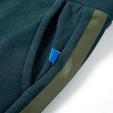  Dječji donji dio trenirke s vezicom zelena boja mahovine 140 | shoptok.hr