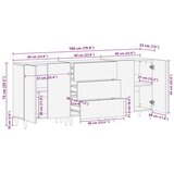  Ormari za skladištenje 3 kom. 180 x 33 x 75 cm Šareni | shoptok.hr