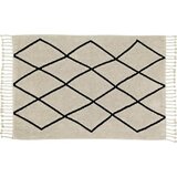 Lorena Canals Preproga iz bombaža Bereber bež - 200 x 140 cm Cene