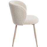 Light & Living Kremno bel oblazinjen jedilni stol Elyna – | Shoptok.si
