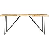 vidaXL Jedillna miza 180x90x76 cm trden mangov les | Shoptok.si