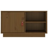 TV ormarić smeđa boja meda 70 x 34 x 40 cm od masivne borovine | shoptok.hr