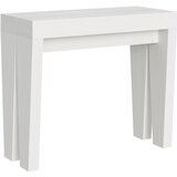 Ityhome 90 x 77 konzolna miza bela, (20847566) Cene