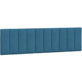 Maison Chic Posteljno vzglavje - Vzglavna omarica - Vzglavna stranica modra 180 cm žamet, (21704084) | Shoptok.si