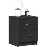  Noćni ormarići 2 kom s 2 ladice crne boje 40x36x50 cm | shoptok.hr