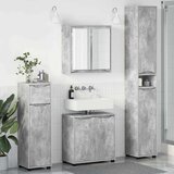 vidaXL set namještaja za kupaonicu s ladicama 4 pcs betonski sivi | shoptok.hr