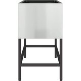  Povišeni Vrtni Planter Srebrno 60 x 26 x 45 cm Cinkani čelik | shoptok.hr