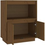  Komoda smeđa boja meda 60 x 34 x 75 cm od masivne borovine | shoptok.hr