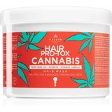 Kallos Hair Pro-Tox Cannabis regeneracijska maska za lase s konopljinim oljem 500 ml
