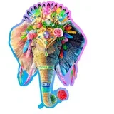 Elegant Elephant Wooden Puzzle L (250 delova)