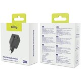 ALLITY zidni punjač GaN PD QC ATC-01-20WAC 1x USB-C 1x USB-A 20W crni | shoptok.hr