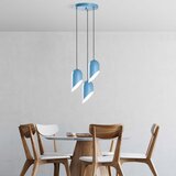 Opviq kesik - 6176 - 3 - light blue light blue chandelier Cene