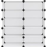  Stalak za cipele prozirni 84 x 32 x 88,5 cm PP | shoptok.hr