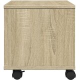  Stalak za pisač s kotačima boja hrasta sonome 41x32x34,5 cm | shoptok.hr
