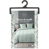 Douceur d intérieur Bela/zelena posteljnina za zakonsko posteljo/podaljšana iz mikrovlaken 240x220 cm Sequoia – | Shoptok.si