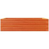  Vrtno cvetlično korito voščeno rjavo 90x60x23cm trdna borovina | Shoptok.si