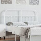 vidaXL Kovinsko vzglavje belo 150 cm | Shoptok.si