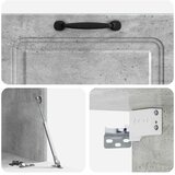 TV Omarica za TV, ki jo lahko montiraš na steno Betonsko siva, (5000220457) | Shoptok.si