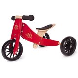 Kinderfeets drvena dječja guralica Tiny Tot 2u1 Cherry Red | shoptok.hr