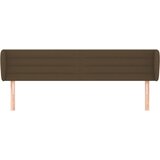  Uzglavlje s ušima tamnosmeđe 163x23x78/88 cm od tkanine | Eponuda.com