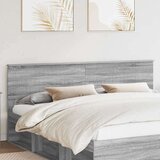  Uzglavlje s uzglavljem Siva Sonoma 200 cm Konstruirano drvo | shoptok.hr