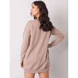 RUE PARIS Dress-RV-SK-7332.65-dark beige | Shoptok.si