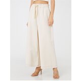 Koton Elastic Waist Jeans Trousers Wide Crop Leg | Shoptok.si