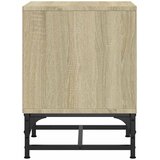  Noćni ormarići staklena vrata 2 kom boja hrasta 35 x 37 x 50 cm | shoptok.hr