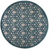 Flair Rugs Modra okrogla zunanja preproga ø 160 cm Oro - Flair Rugs Cene