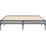  Okvir za krevet boja hrasta 140x190cm konstruirano drvo i metal | shoptok.hr
