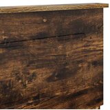  Uzglavlje s uzglavljem Dimljeni hrast 140 cm Konstruirano drvo | shoptok.hr