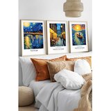 WALLXPERT Huhu527 - Višenamenska dekorativna slika u okviru (3 dela) 50 x 70 cm | Eponuda.com