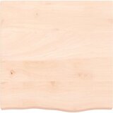 vidaXL Mizna plošča 60x60x(2-6) cm neobdelana trdna hrastovina | Shoptok.si