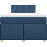  Krevet s oprugama i madracem plavi 120 x 190 cm od tkanine | shoptok.hr