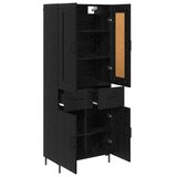  Highboard 2 kom. Crni hrast 69,5 x 34 x 180 cm | shoptok.hr