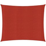 vidaXL Senčno jadro 160 g/m² rdeče 7x7 m HDPE, (20965779) Cene
