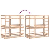  Trostruki krevet na kat 80 x 200 cm od masivne borovine | Eponuda.com