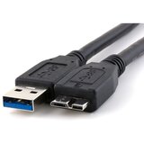 E-green Kabl USB 3.0 tip A - Micro-B M/M 2m crni