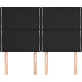  Uzglavlje crno 144x5x118/128 cm umjetna koža | shoptok.hr