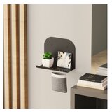 Hanah home zidna polica short pouch black