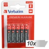 10x10 Alkaline battery Micro AAA LR 03 49874