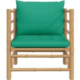  Sofa od bambusa sa zelenim jastucima | shoptok.hr