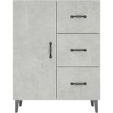  Komoda siva boja betona 69 5x34x90 cm od konstruiranog drva | shoptok.hr